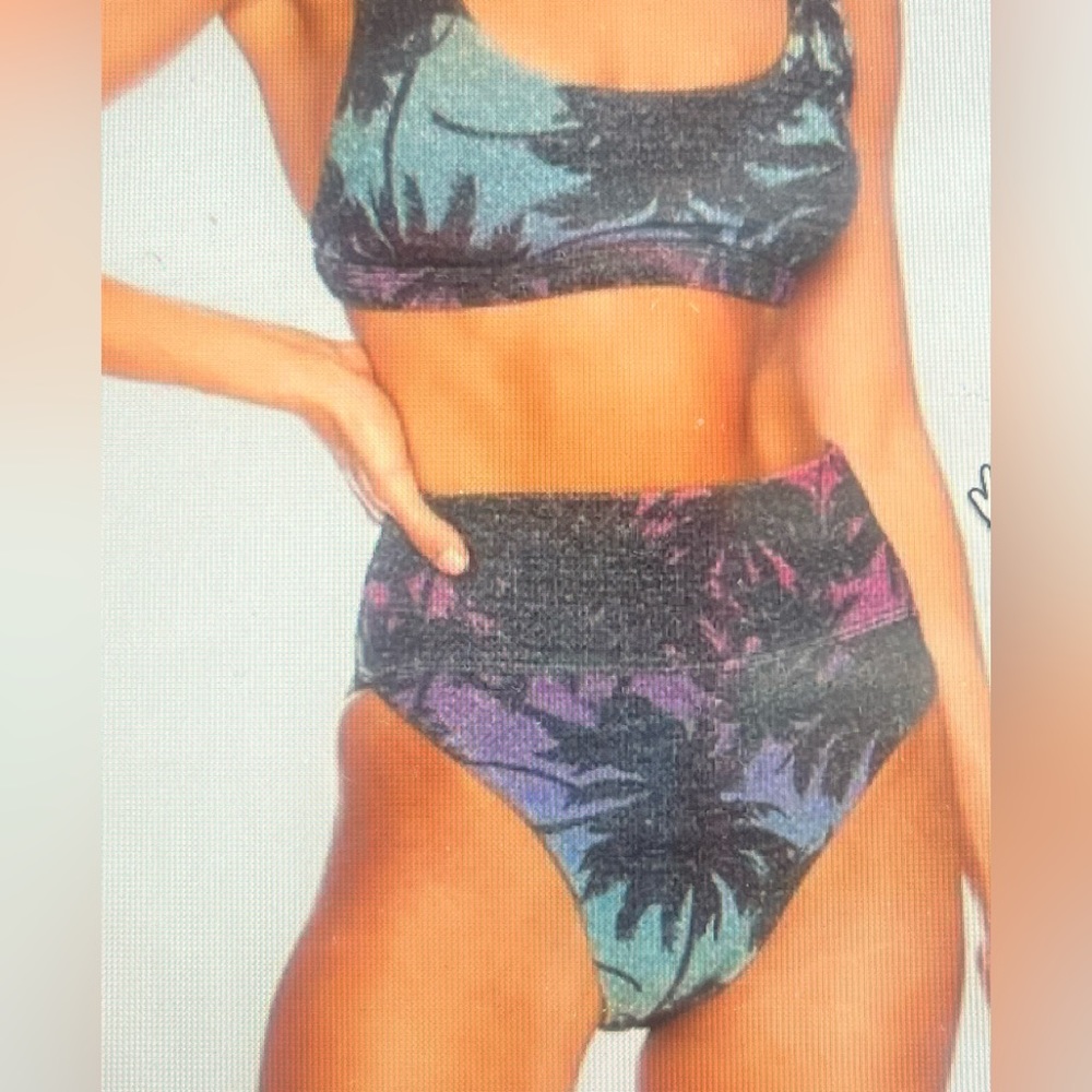 NWT Beach Riot Pink and Brown Bikini Set - Picture 7 of 7